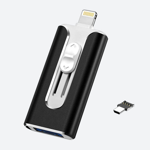 SPEICHRA in Schwarz mit USB-C-Adapter